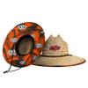 FOCO unisex adult Ncaa College Team Logo Floral Sun Straw Hat, Team Logo, One Size US view 1