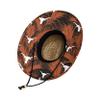 FOCO unisex adult Ncaa College Team Logo Floral Sun Straw Hat, Team Logo, One Size US view 3