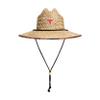 FOCO unisex adult Ncaa College Team Logo Floral Sun Straw Hat, Team Logo, One Size US view 4