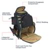 OSAGE RIVER Fishing Backpack, Fits 4 Large Tackle Boxes, MOLLE Webbing as Rod Holder, Waterproof Rain Cover, Includes Pliers and Flashlight, Large view 3