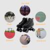 Quad Roller Skates, Classic Roller Skates Artistic, PU Light Up Wheel Cowhide Upper, for Girls Boys, Men and Womens, Adult,UK 8.5/EU 43 Flash view 2