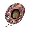 FOCO mens Ncaa College Team Logo Floral Sun Straw Hat, Team Logo, One Size US view 3