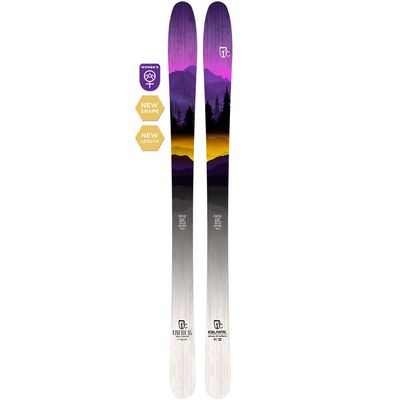 Icelantic Skis Women's All-Mountain 21/22 Riveter 85 Alpine Skis for Intermediate Level,162 cm