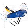 Badminton Set - Backyard Games Include 4 Badminton Rackets, 3 Birdies, Regulation-Size Net with Pole Stakes and Carry Bag - Outdoor Sports by Hey Play view 1