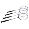 Badminton Set - Backyard Games Include 4 Badminton Rackets, 3 Birdies, Regulation-Size Net with Pole Stakes and Carry Bag - Outdoor Sports by Hey Play view 2