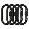 Heavy Duty Locking Climbing Carabiner Clip CE Rated 25 kN 5600 LB Rugged Terrain Approved Industrial Strength Twist Lock Carabiners Clips for Rigging, Ropes, Hammocks, Camping view 1