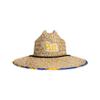 FOCO mens Ncaa College Team Logo Floral Sun Straw Hat, Team Logo, One Size US view 2