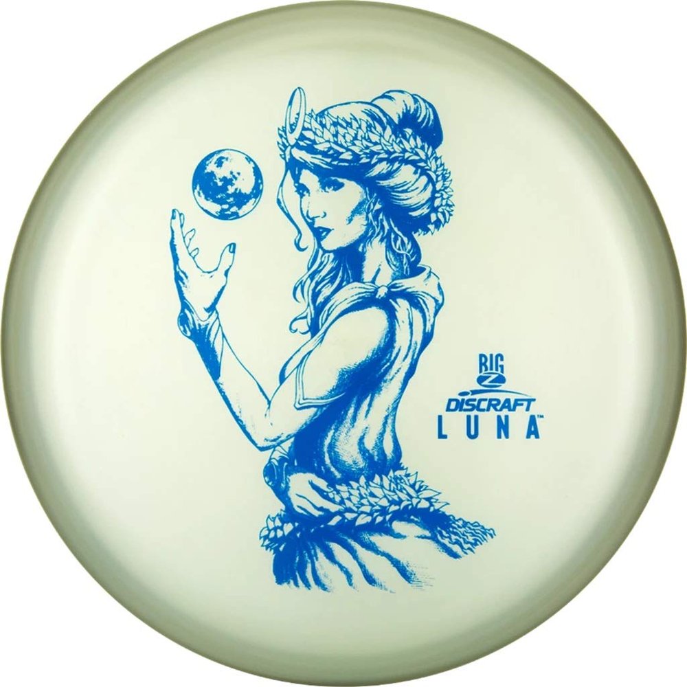 Discraft Luna Putter Golf Disc [170-172g, Blue] - Neutral Flying, Great for Any Putting Style