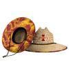 FOCO Iowa State Cyclones NCAA Floral Straw Hat view 1