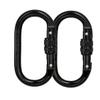 Heavy Duty Locking Climbing Carabiner Clip CE Rated 25 kN 5600 LB Rugged Terrain Approved Industrial Strength Twist Lock Carabiners Clips for Rigging, Ropes, Hammocks, Camping view 1