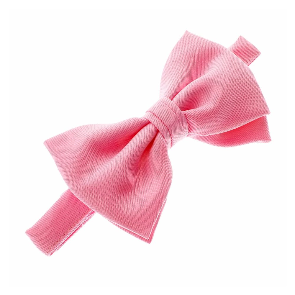 My Lello Baby Gabardine Adjustable Pre-Tied Bow Tie - Pink