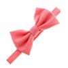 Child Gabardine Adjustable Pre-Tied Bow Tie - Coral Pink view 1