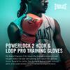 Everlast Powerlock 2 Boxing Gloves | Heavy Bag Gloves | SyntheticLeather | Men & Women | Training & Sparring Gloves | Ventilated Design | Multi-Layered Foam Padding | Red / Black, 14 oz view 2
