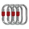 Heavy Duty Locking Climbing Carabiner Clip CE Rated 25 kN 5600 LB Rugged Terrain Approved Industrial Strength Twist Lock Carabiners Clips for Rigging, Ropes, Hammocks, Camping view 1