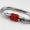 Heavy Duty Locking Climbing Carabiner Clip CE Rated 25 kN 5600 LB Rugged Terrain Approved Industrial Strength Twist Lock Carabiners Clips for Rigging, Ropes, Hammocks, Camping view 4
