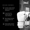 Everlast Powerlock 2 Boxing Gloves | Heavy Bag Gloves | Synthetic Leather | Men & Women | Training & Sparring Gloves | Ventilated Design | Multi-Layered Foam Padding | White / Gray, 12 oz view 3