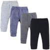 Touched by Nature Unisex Baby Organic Cotton Pants, Blue Gray, 9-12 Months view 1