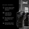 Everlast Powerlock 2 Boxing Gloves | Heavy Bag Gloves | SyntheticLeather | Men & Women | Training & Sparring Gloves | Ventilated Design | Multi-Layered Foam Padding | Black / Gray, 14 oz view 3