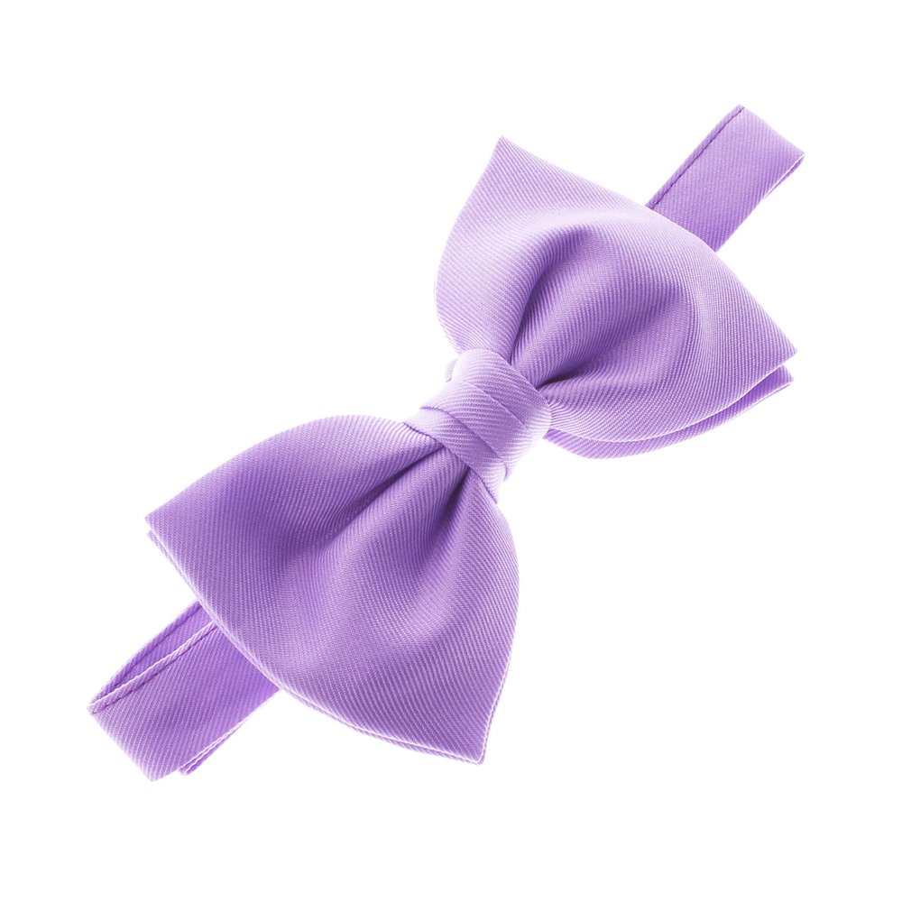 My Lello Baby Gabardine Adjustable Pre-Tied Bow Tie - Lavender