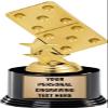 Crown Awards Dominoes Trophy, 5 1/4" Personalized Gold Dominoes Trophy with Custom Engraving, 50 Pack view 1