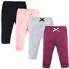 Touched by Nature Unisex Baby Organic Cotton Pants, Pink Burgundy, 2 Toddler view 1