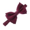 My Lello Baby Gabardine Adjustable Pre-Tied Bow Tie - Wine view 1