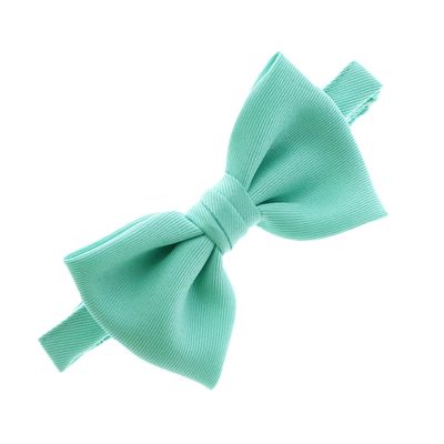 My Lello Baby Gabardine Adjustable Pre-Tied Bow Tie - Aqua
