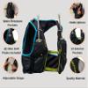 Nathan Men's Pinnacle Race Vest 4L Hydration Pack, Two 20 oz Soft Flasks, Running, Hiking, Water-Resistant, Moisture Wicking, Adjustable Straps view 3
