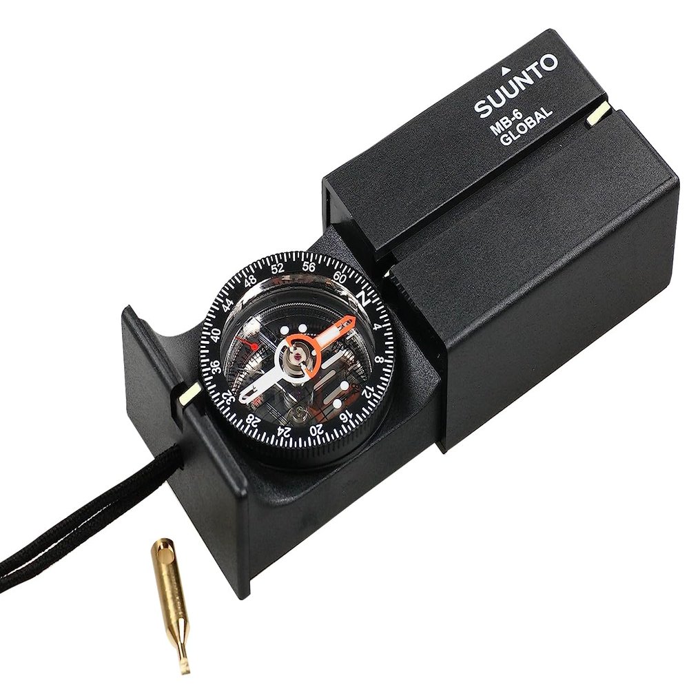 SUUNTO MB-6 G 6400 Compass - Feature-Packed Globally Balanced Compass in a Handy Matchbox-Style case