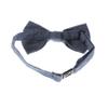 My Lello Baby Chambray Adjustable Pre-Tied Bow Tie - Faded Denim view 3