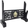 CXM WLONG 'ART Dragon Pattern Sword Stand Black Tai Chi Sword Holder Weapon Display Stand Japanese Samurai Sword Rack Hanger and Standard Sword Holder Layer Sword Stand1Tier view 3