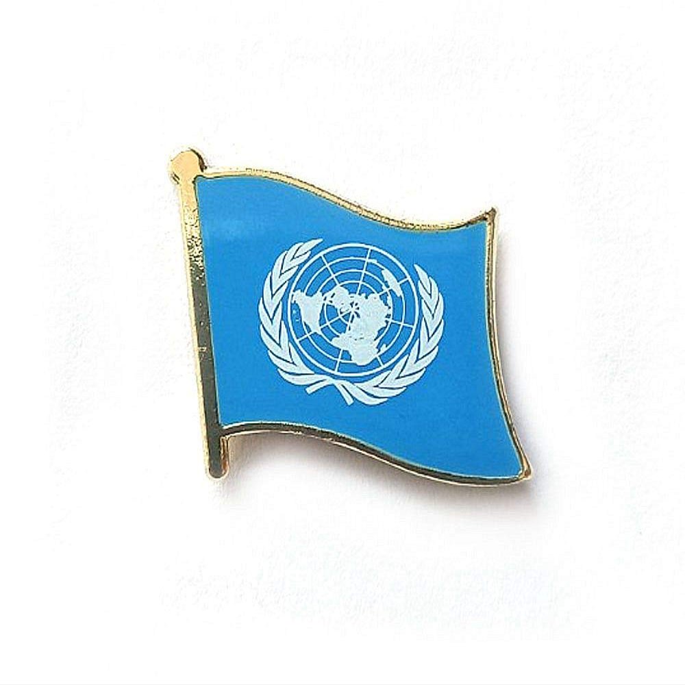 OSdream Many Country District National Flag International Travel Small Pins Enamel Made Metal Souvenir for Hat Clothes Backpack (United Nations)