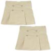 The Children's Place Girl's Button Skort, Sandy, 6X/7 slim view 1