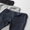 The Children's Place Baby Girls and Toddler Capri Leggings, Black/Smoke Gray/True Indigo 3 Pack, 5T US view 2