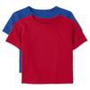 The Children's Place baby boys And Toddler Short Sleeve Basic Layering T-shirt Shirt, Blue/Red 2 Pack, 3T US view 1