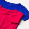 The Children's Place baby boys And Toddler Short Sleeve Basic Layering T-shirt Shirt, Blue/Red 2 Pack, 3T US view 2