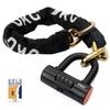 OKG Heavy Duty Motorcycle Chain Locks, 5FT Security Chain with 12mm Boron Manganese Steel Links, Black view 2