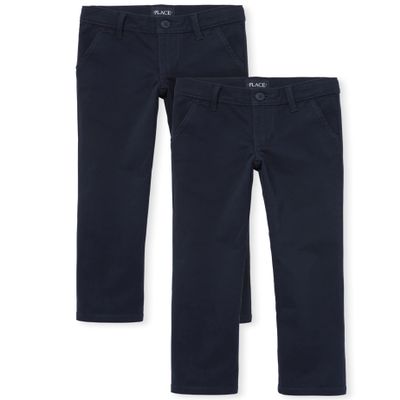 The Children's Place Girl's Skinny Chino Pants, Tidal, 4 slim