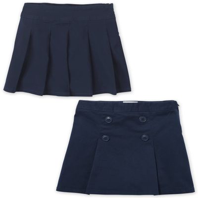 The Children's Place Girl's Pleated/Button Skort, Tidal, 12