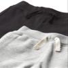 The Children's Place Baby Boys and Toddler Active Fleece Jogger Sweatpants Pants, Black/Smoke Gray 2 Pack, 6-9 Months US view 2