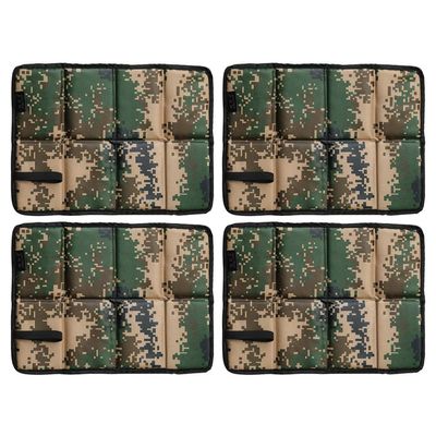 4pcs Folding Cushion Camping Cushion Foldable Sitting Pad Picnic Rug Sleeping Pad Foam Mat Camping Sand Blanket Outdoor Seating Mat Outdoor Cushion Accessories Pearl Cotton Tent
