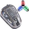 LThyzszb Tactical Signal Light IR Helmet Light with Visible LED Strobe Military Survival Light IFF Helmet Light, for Outdoor Fast Rescue Adventure Light (Black Base-Blue Light) view 1