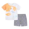 Urtrend Little Boys' Baby Toddler Kids Cotton Summer T-Shirt Shorts Set(2T,Yellow) view 1