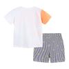 Urtrend Little Boys' Baby Toddler Kids Cotton Summer T-Shirt Shorts Set(2T,Yellow) view 2