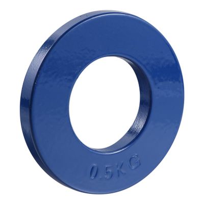 FAVOMOTO 0.5kg Barbell Plate Single Hole Hand Grip for Strength Training Iron Counterweight Plate for Weightlifting and Muscle Building