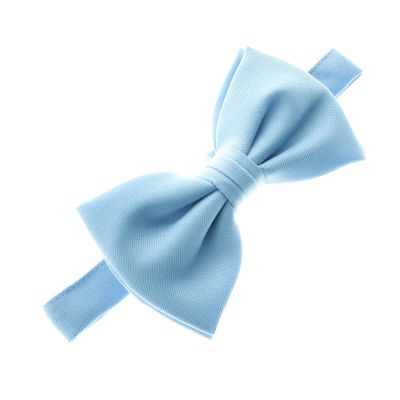 My Lello Baby Gabardine Adjustable Pre-Tied Bow Tie - Light Blue