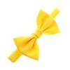 Child Gabardine Adjustable Pre-Tied Bow Tie - Yellow view 1