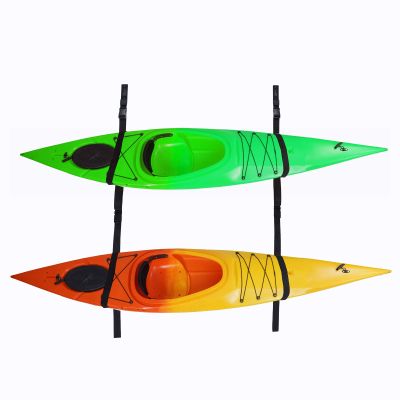 MOPHOEXII Kayak Storage Straps | Adjustable Heavy-Duty Wall Hanger Strap Storage Sling System- Hanging Two (2) Kayaks, SUP Paddle Boards in Garage
