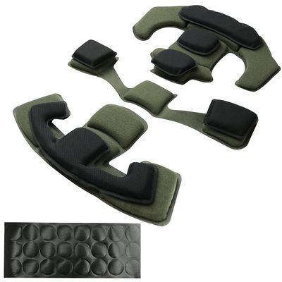 Yzpacc Tactical Helmet Pads, Universal Replacement EX Helmet Internal Memory Foam Pad Protective Mat for ACH MICH FMA EXF Helmet (Black)