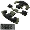 Yzpacc Tactical Helmet Pads, Universal Replacement EX Helmet Internal Memory Foam Pad Protective Mat for ACH MICH FMA EXF Helmet (Black) view 1